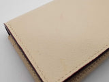 Jimmy Choo Beige Leather Small Card Holder Snap Pouch Do0925wxde