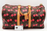 Louis Vuitton X Takashi Murakami Monogram Cerises Keepall 45 Eb0626exzsa