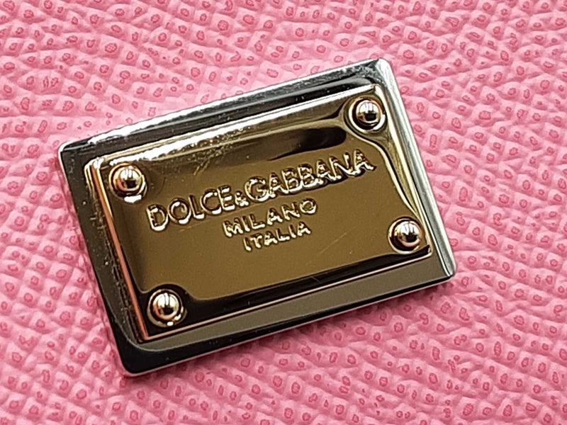 Dolce & Gabbana Medium Sicily Pink Calfskin Handbag Fw0325rxzdu