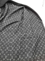 Louis Vuitton Black Cashmere Wool Trench Coat Size 54 Do0425lwxzde