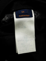 Louis Vuitton Black Cashmere Wool Trench Coat Size 54 Do0425lwxzde