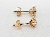 1.50 Cttw Lab Grown Diamonds 14k Yellow Gold 0.9g Stud Earrings Do0325oerde