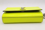 Yves Saint Laurent Neon Yellow Leather Kate Crossbody Bag Eb1026ixzsa