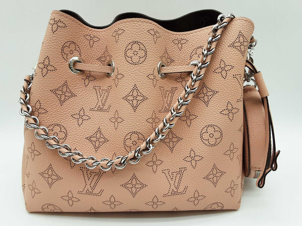 Louis Vuitton Bella Mahina Magnolia Pink Leather Bucket Bag Do0425lsxzde