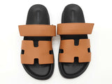 Hermes Chypre Brown Sandals Size 10 Sd0926pzxde