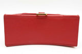 Balenciaga Red Leather Hourglass Top Handle Bag Eb0626rxzde
