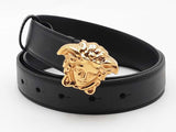 Versace Ladies Medusa Black Belt / Buckle Size 32 Aa0826ozxsa