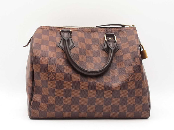 Louis Vuitton Speedy 25 In Damier Ebene Coated Canvas Fw0925rxzdu