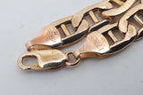 10k Yellow Gold Mariner Link Bracelet 7.9 Grams 9 Inch Eb0726wwxsa