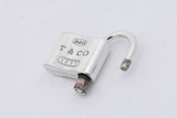 Tiffany & Co. 1837 Padlock Lock Sterling Silver Charm Pendant 7 Grams Eb0426rxsa