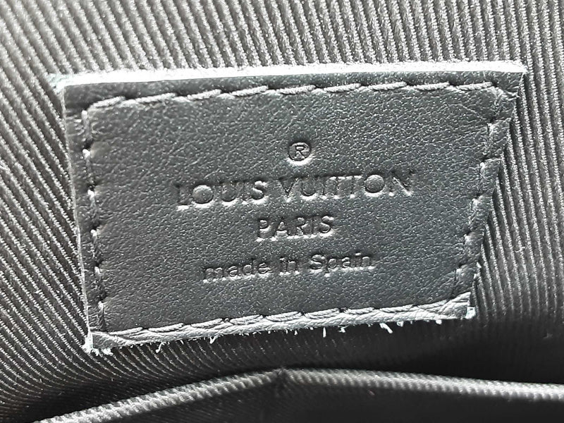 Louis Vuitton Takeoff Messenger Pm Black Leather Crossbody Sd0425lwxzdu