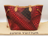 Louis Vuitton X Yayoi Kusama Limited Edition Neverfull Mm In Rouge Monogram Waves Coated Canvas Fw0726irxdu