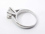 2.01 Ctw Diamond & 95% Platinum Solitaire Ring 8 Grams Size 5.25 Fw0926wsxzdu