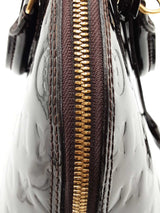 Louis Vuitton Alma Pm In Amarante Monogram-embossed Vernis Leather Fw0226rxzdu