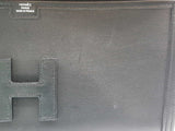 Hermes Jige Elan 29cm Black Box Calf Leather Clutch Do0526ixzde