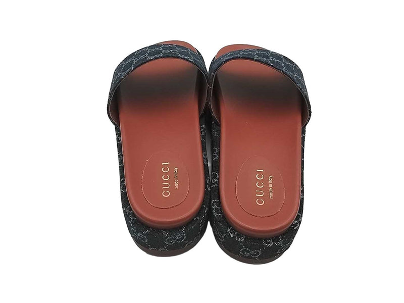 Gucci Gg Denim Blue Blue Size 43 Jg0823lzxmia