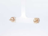 0.32 Cttw Diamond & 10k Yellow Gold Cluster Stud Earrings 2.6 Grams Fw0926lwzdu