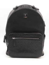 Mcm Black Leather Visetos Monogram Black Backpack Aa0526wzxsa