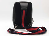 Gucci Gg Supreme Monogram Web Belt Bag Black Aa0226pzxsa