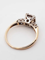 0.57 Cttw Diamond & 14k Yellow Gold Ring Size 5.5 2.3 Grams Fw0222orxdu