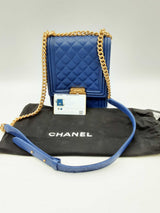 Chanel Caviar Quilted North South Boy Bag Eb0724lerxdu