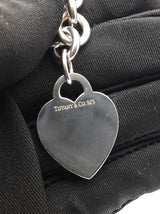 Tiffany & Co. Heart Tag Pendant Necklace In Sterling Silver 65.9 Grams 16 Inch Fw0726lrxdu