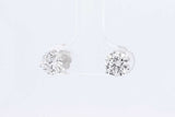 2.02ctw Lab Grown Diamond Stud Earrings In 14k White Gold 1 Gram Eb0225wordu