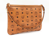 Mcm Liz Shopper Tote Pouch In Cognac Visetos Coated Canvas Fw0426lrzdu