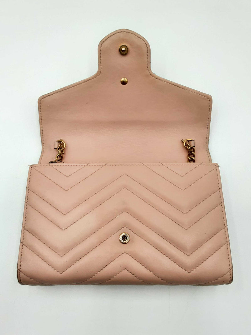 Gucci Gg Marmont Matelassé Leather Chain Shoulder Bag Fw0626rrzdu