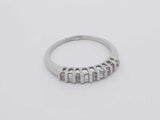 0.18 Cttw Diamond 10k White Gold Wrap Ring 2.2 Grams Size 8.5 Aa0425izsa