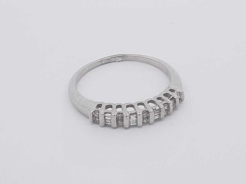 0.18 Cttw Diamond 10k White Gold Wrap Ring 2.2 Grams Size 8.5 Aa0425izsa