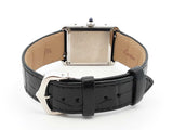 Cartier Tank Must Stainless Steel & Leather 25.5mm Quartz Watch Fw0625lrxzdu