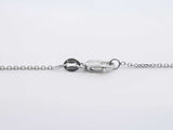 0.65 Ct Diamond & 14k White Gold Solitaire Necklace 2.4 Gram 18 Inch Fw0426cxzdu