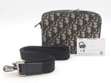 Christian Dior Zipped Pouch With Strap Dior Oblique Jacquard Sd0725czxde