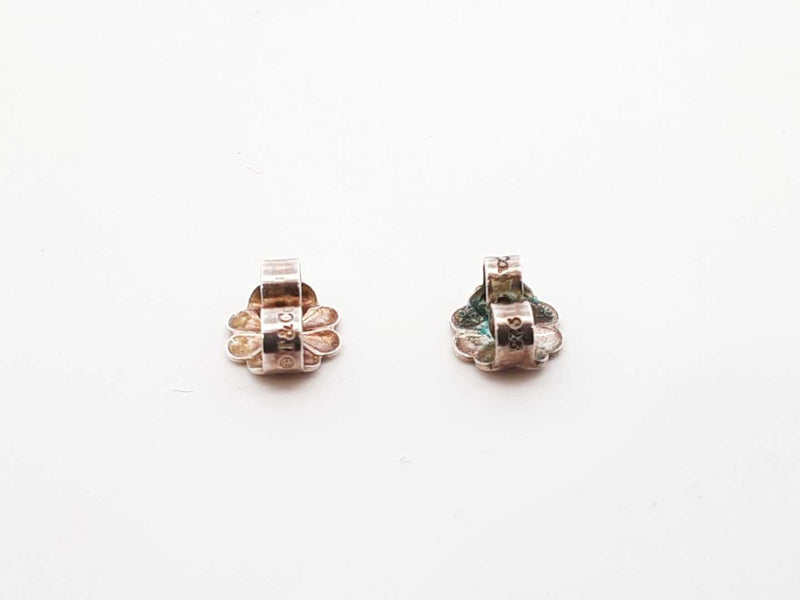 Tiffany & Co. Paloma Picasso Sterling & Enamel Swirl Hoop Earrings Fw0125lcrdu