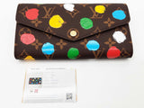 Louis Vuitton X Yayoi Kusama Monogram Multicolor Sarah Wallet Do0626rxzde