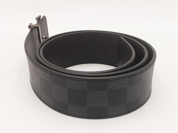 Louis Vuitton Lv Initiales Damier Graphite Reversible Belt 80/32 Sd0825lcrsa
