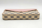 Louis Vuitton Damier Azur Pochette Felicie Rose Pink Eb0425lxxpsa