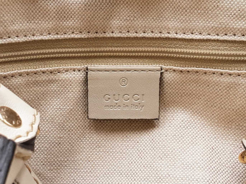 Gucci Sukey Medium Tote Bag In Mystic White Guccissima Leather Fw1125lrxdu