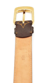 Louis Vuitton Monogram Ellipse Belt Size 85/34 Sd0725izdu
