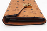 Mcm Visetos Cognac Wallet With Chain Eb1225lrxdu