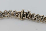 4.32cttw Diamond Bracelet In 10k Yellow Gold 11 Grams 7.5 Inch Eb1026lwrxsa
