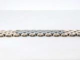 0.38 Cttw Diamond & 14k Yellow Panther Link Bracelet 20.5g 7 Inch Fw0826llcrdu