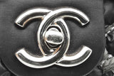 Chanel Paris Byzance Black Nylon Quilted Tweed Stitched Shoulder Bag Eb0426prxsa