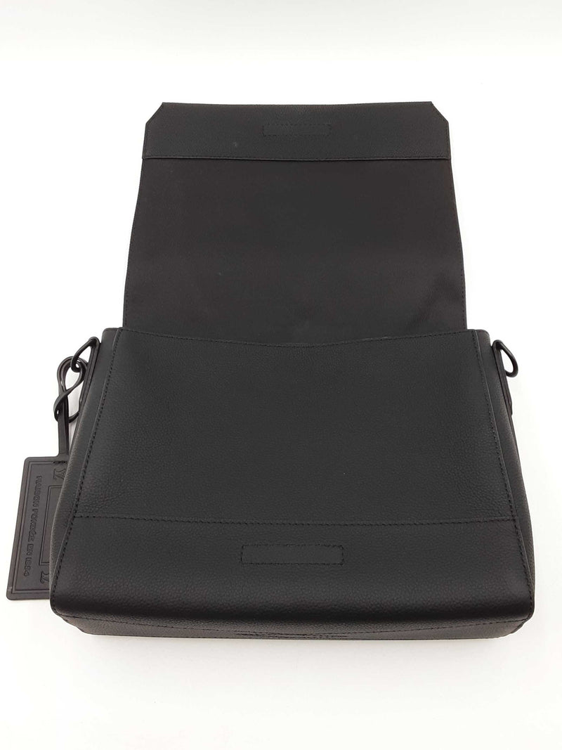 Louis Vuitton Takeoff Messenger Pm Black Leather Crossbody Sd0425lwxzdu