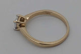 0.1cttw Diamond Ring In 14k Yellow Gold 2.5 Grams Size 6.5 Eb0926lrxsa