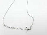 1.12 Dwt Lab Diamond Pendant Chain Sterling Sliver Jg1225rzmia