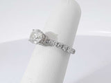 1.34 Cttw Diamond 14k White Gold Ring 2.9 Grams Size 5 Aa0525loxzsa