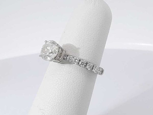 1.34 Cttw Diamond 14k White Gold Ring 2.9 Grams Size 5 Aa0525loxzsa