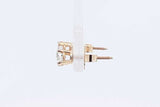 0.4cttw Diamond Stud Earrings In 14k Yellow Gold 0.7 Grams Eb0126pxzdu